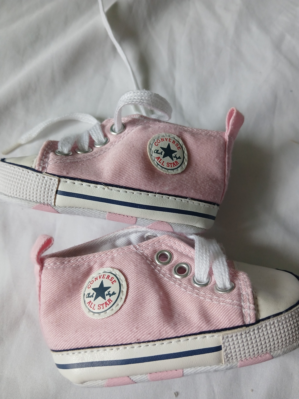 Converse Chuck Taylor All Star Baby Toddler Size 1 Pink High Top Shoes